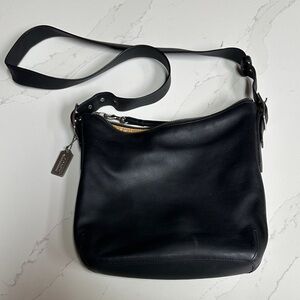 Coach Black Leather Crossbody Bag